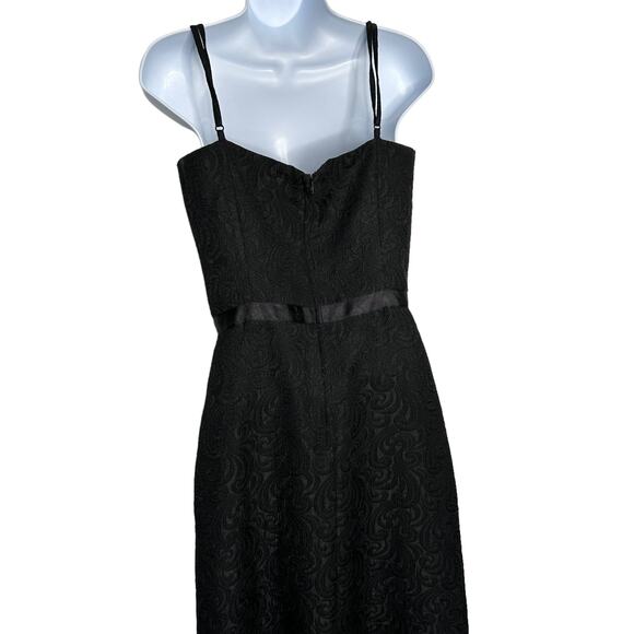 H&M Black Fit And Flair Sleeveless Dress Size 8 - Picture 5 of 6